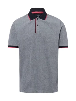 Andrew James Herren Poloshirt in marine - Ärmel: kurzarm
