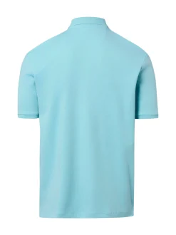 Andrew James Herren Poloshirt in türkis - Ärmel: kurzarm