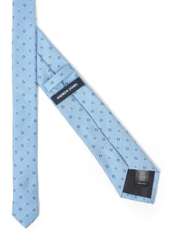 Andrew James Herren Seidenkrawatte in hellblau