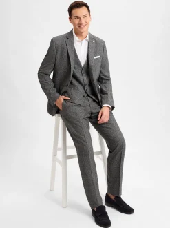 Andrew James New York Herren Baukasten-Sakko - AJNY-Brad in grau