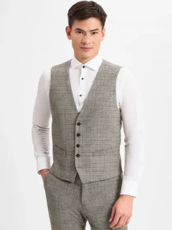 Andrew James New York Herren Baukasten-Weste - Alyn-William in grau