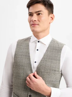 Andrew James New York Herren Baukasten-Weste - Alyn-William in grau