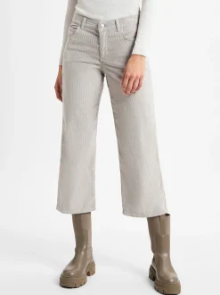 Angels Damen Cordhose - Linn in grau - Länge: verkürzt