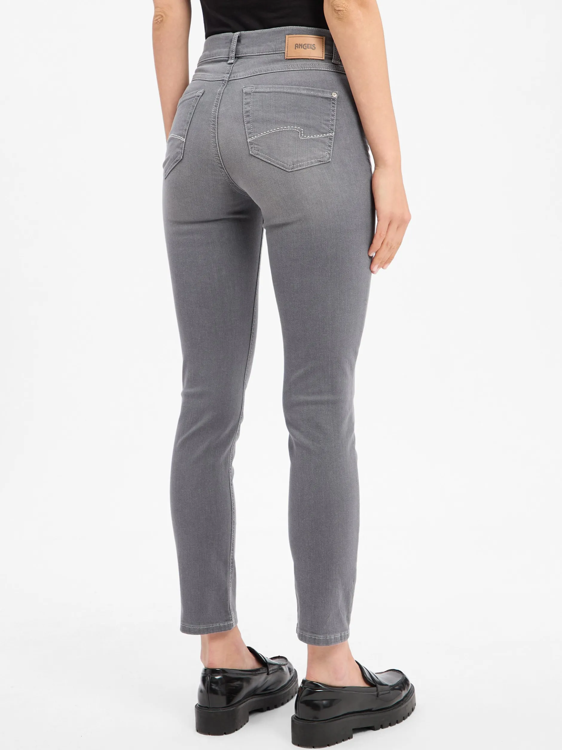 Angels Damen Jeans - Cici in hellgrau - Länge: verkürzt