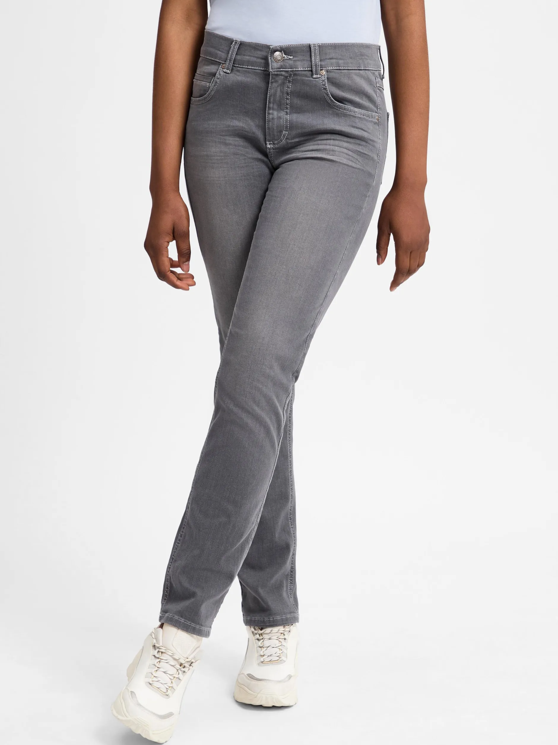 Angels Damen Jeans - Cici in hellgrau - Länge: lang