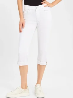 Angels Damen Jeans - Cici Tu Tape in weiß