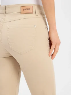 Angels Damen Jeans - Cici Tu Tape in beige