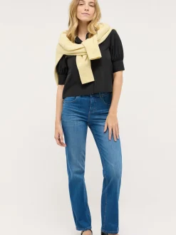 Angels Damen Jeans - Lara in medium stone - Länge: lang