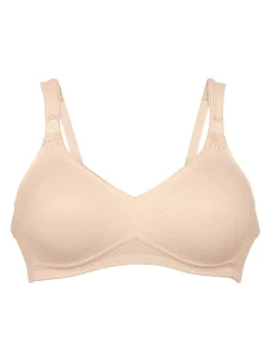 Anita Damen Komfort BH ohne Bügel - Leni in beige rosa