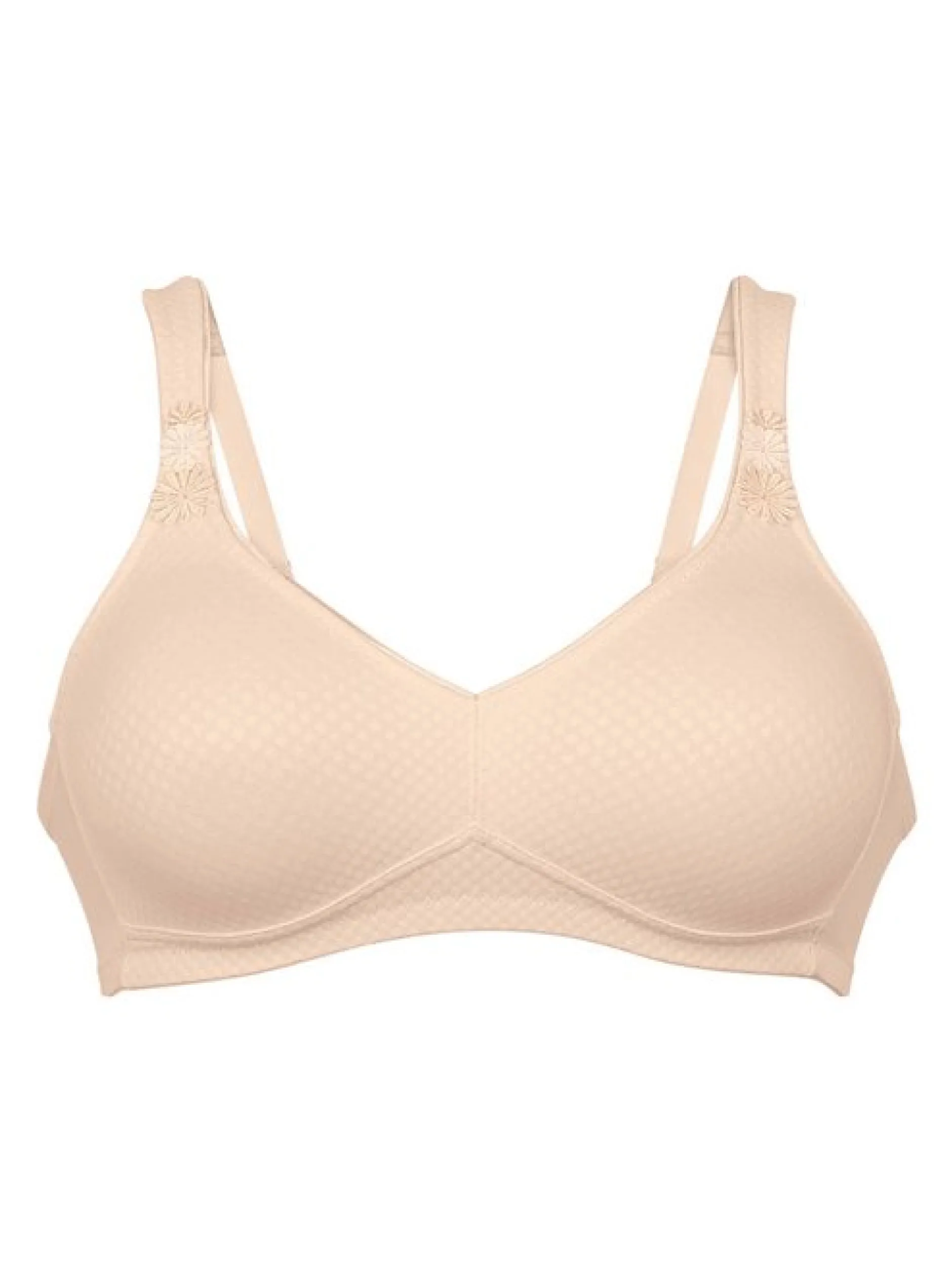 Anita Damen Komfort BH ohne Bügel - Leni in beige rosa