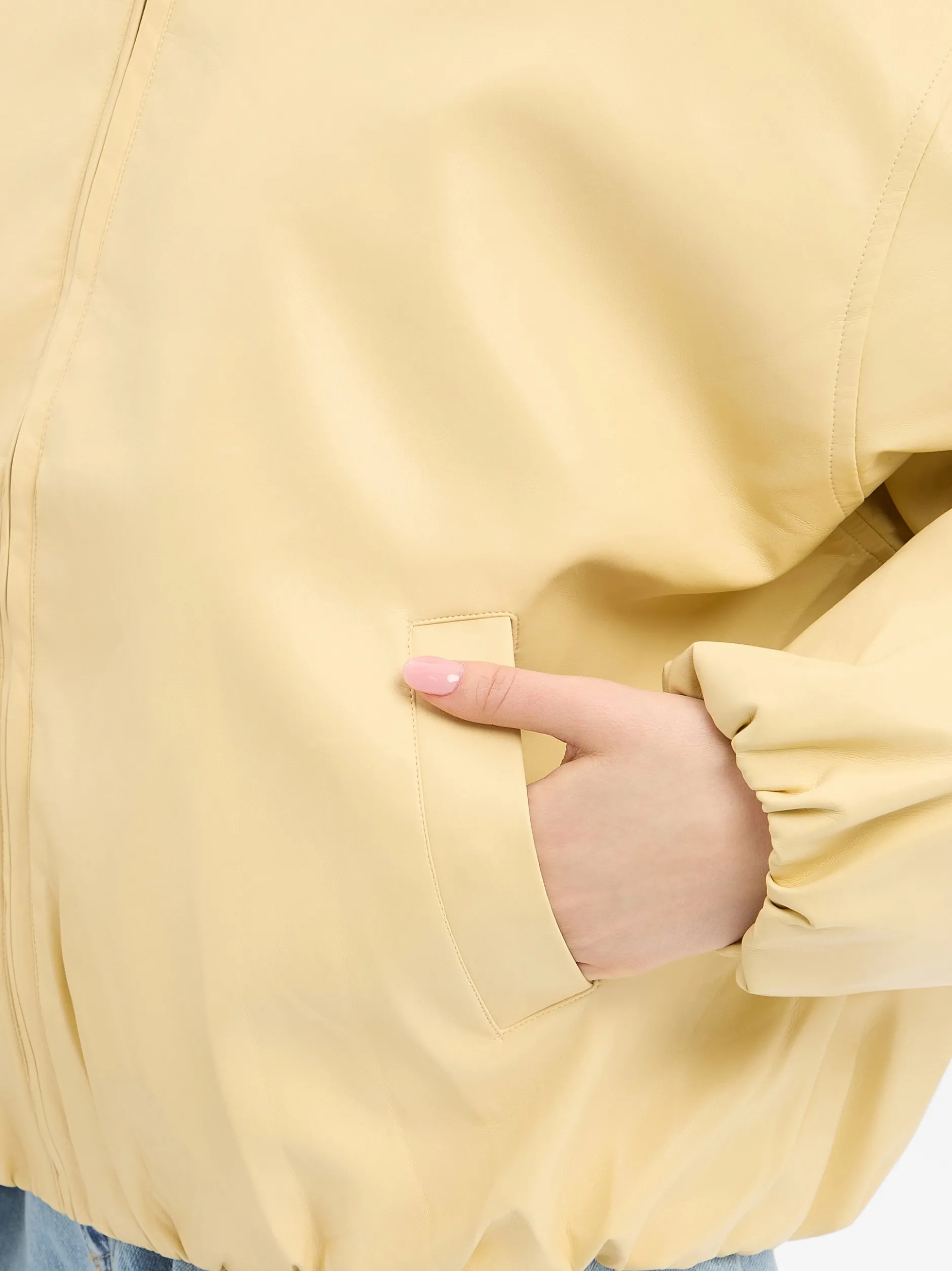 Another Cotton Lab Damen Blouson in gelb