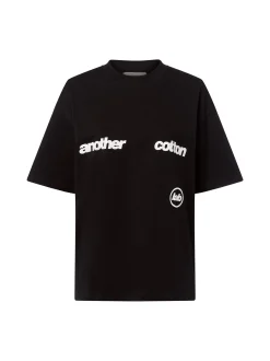 Another Cotton Lab Damen T-Shirt - Pods in schwarz