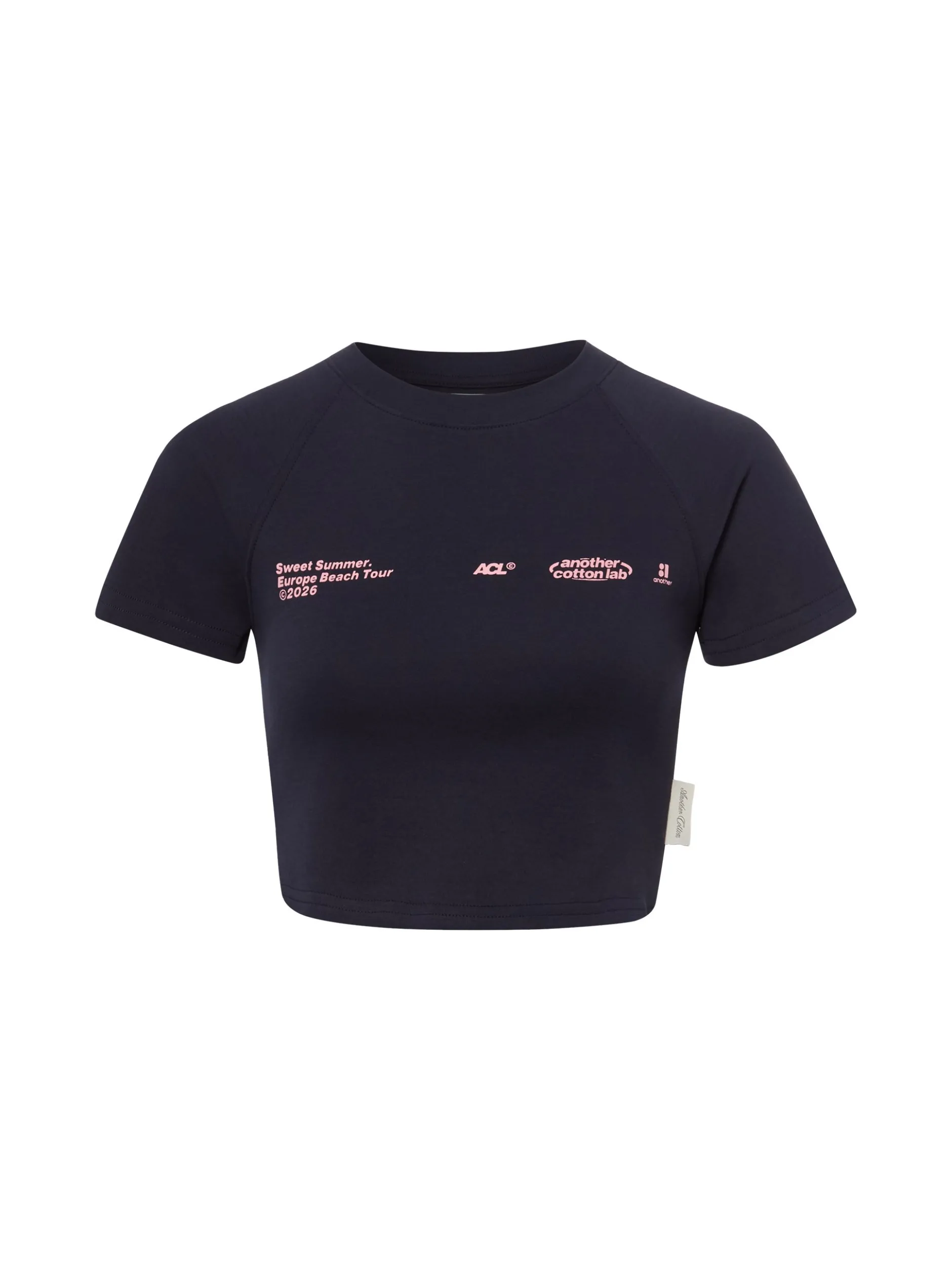 Another Cotton Lab Damen T-Shirt - Suenos Sol Festival in marine rosa
