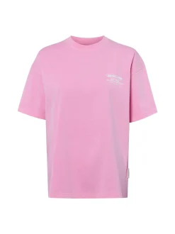 Another Cotton Lab Damen T-Shirt - Oyster & Champagne in rosa