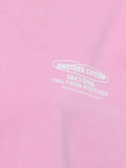 Another Cotton Lab Damen T-Shirt - Oyster & Champagne in rosa