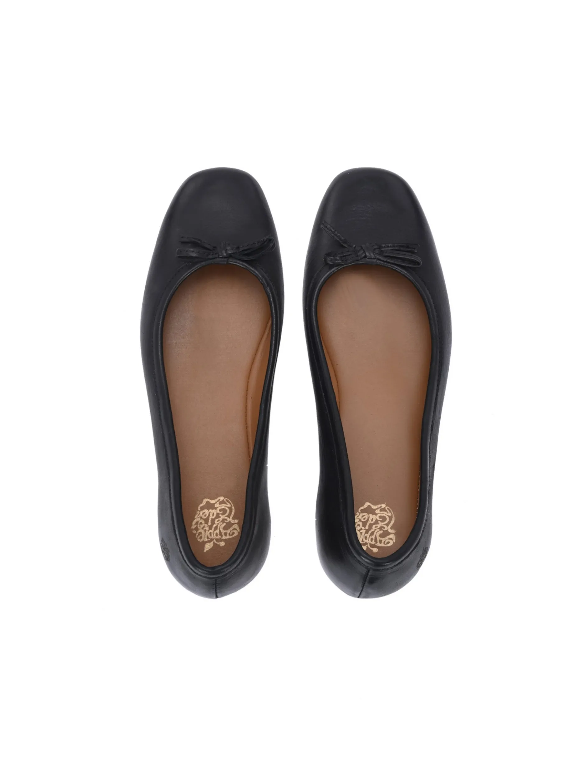 Apple of Eden Damen Ballerina - ZIV in schwarz