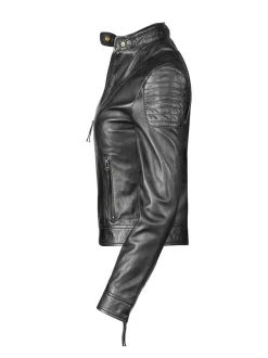 Apple of Eden Damen Lederjacke - AOE-101 in schwarz