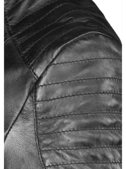 Apple of Eden Damen Lederjacke - AOE-101 in schwarz