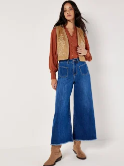 Apricot Damen Bluse in braun rot - Ärmel: langarm