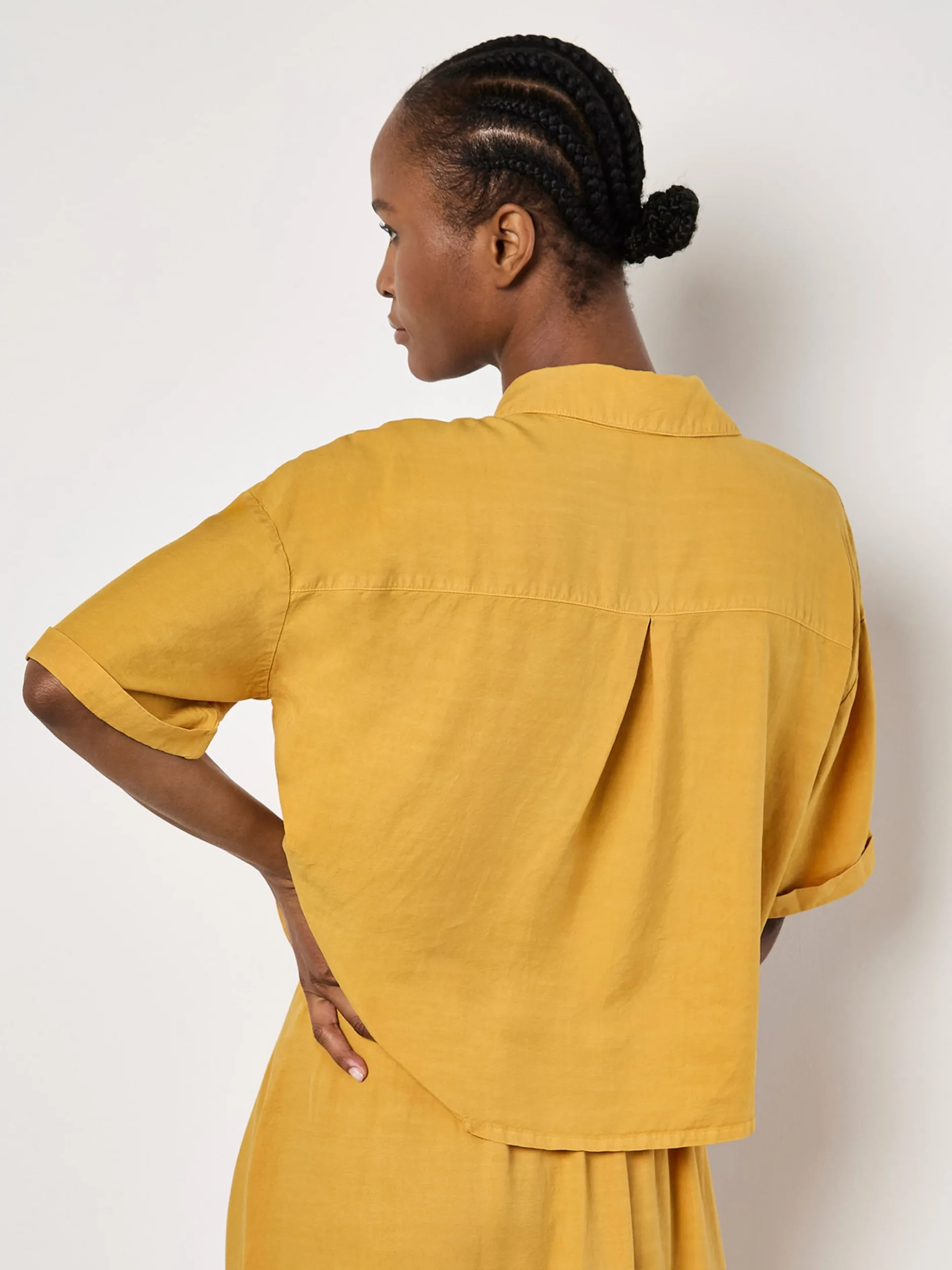 Apricot Damen Bluse in gelb - Ärmel: Halbarm