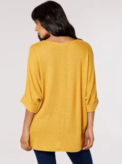 Apricot Damen Blusenshirt in gelb - Ärmel: 3/4 Arm