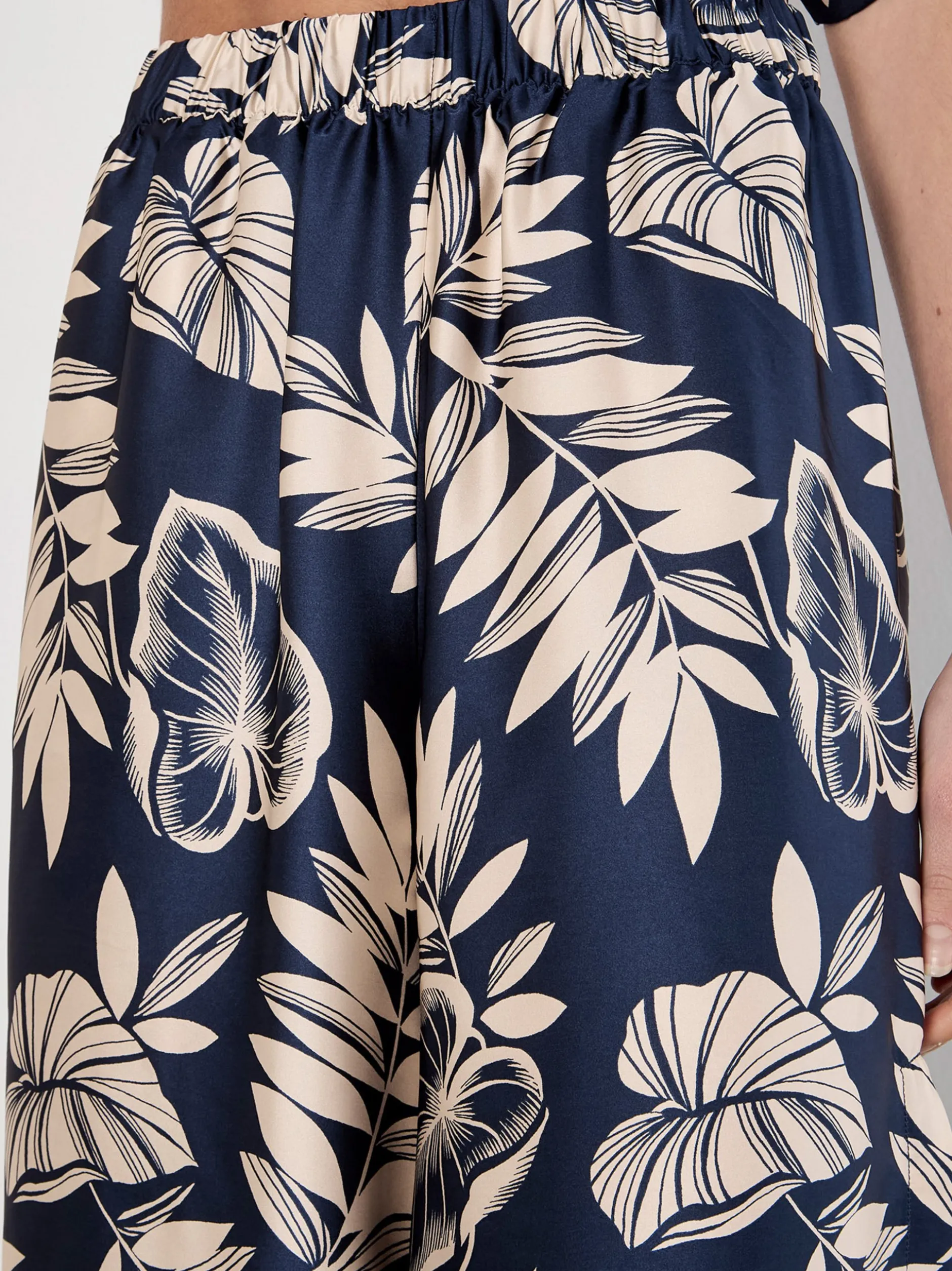 Apricot Damen Hose in blau beige - Länge: lang
