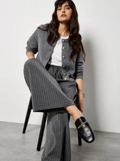 Apricot Damen Hose in grau - Länge: lang