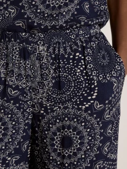 Apricot Damen Hose in marine - Länge: lang