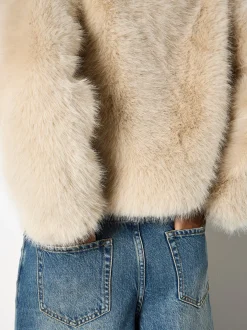 Apricot Damen Jacke in ecru