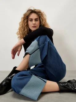 Apricot Damen Jeans in blau - Länge: lang
