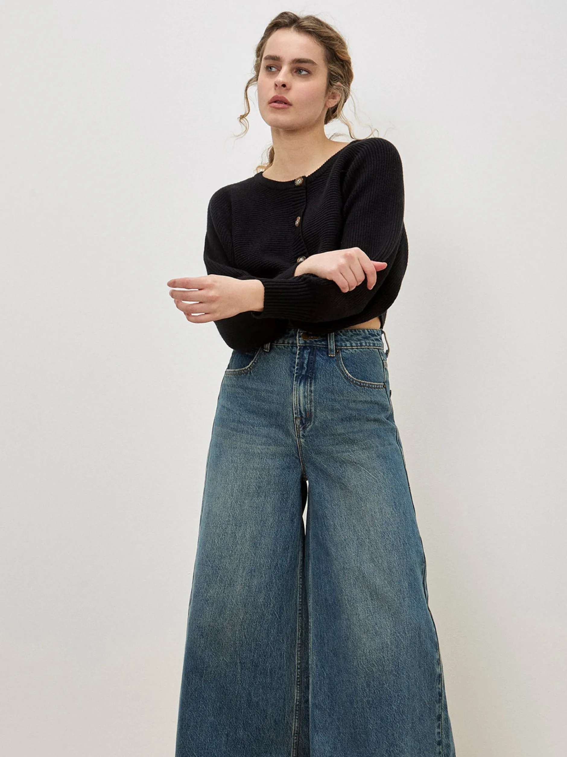 Apricot Damen Jeans in blau - Länge: lang