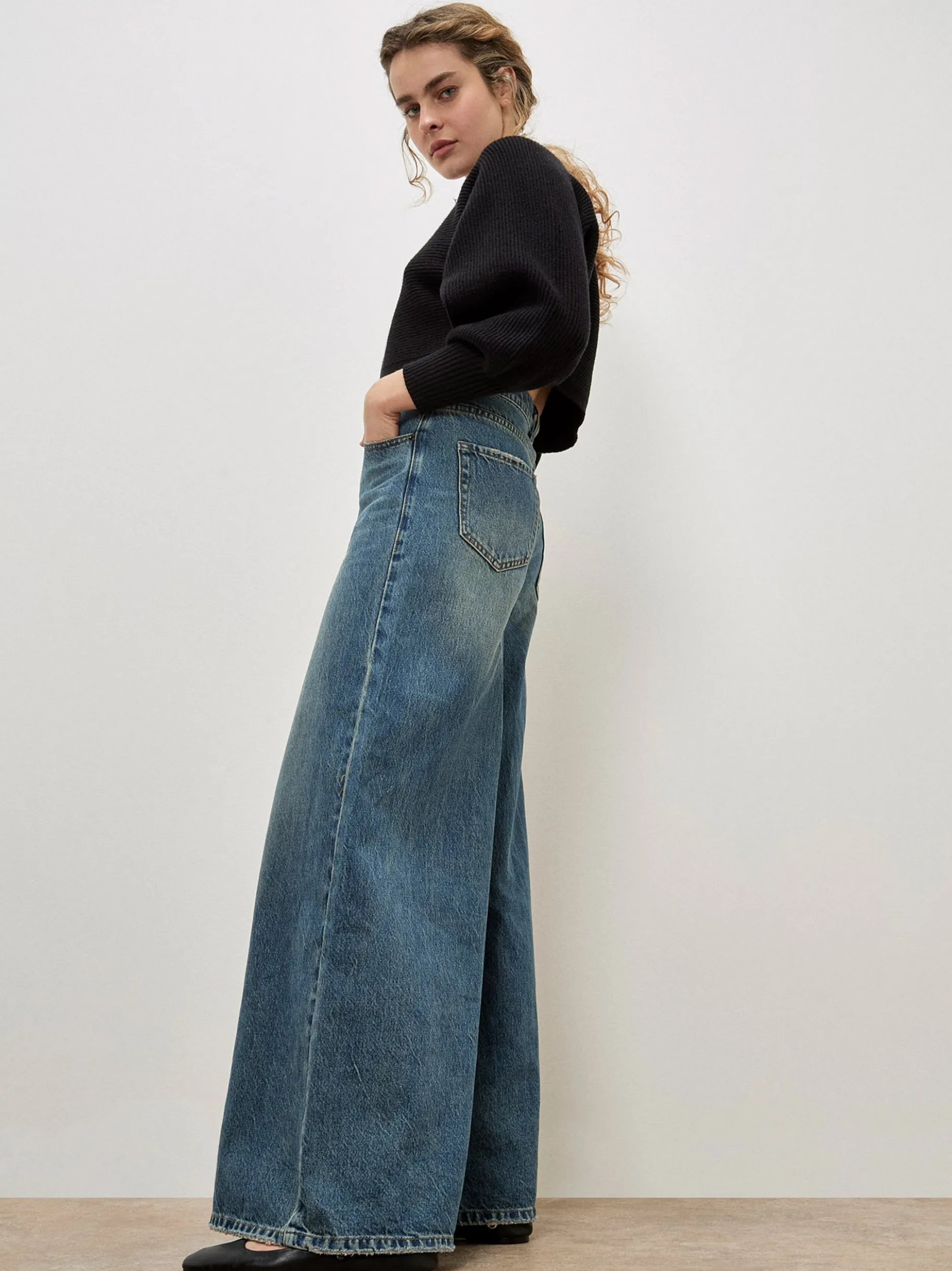 Apricot Damen Jeans in blau - Länge: lang