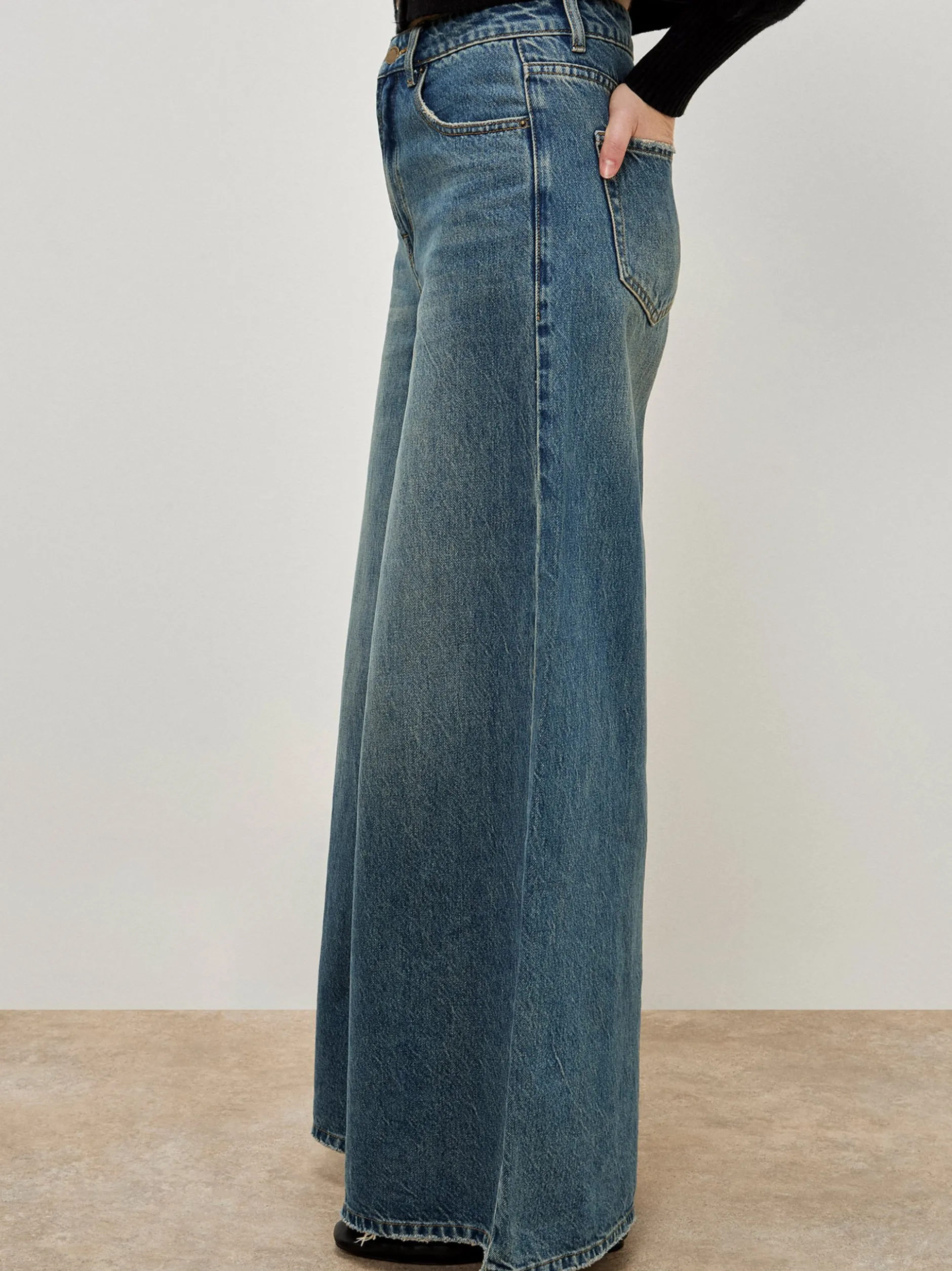 Apricot Damen Jeans in blau - Länge: lang