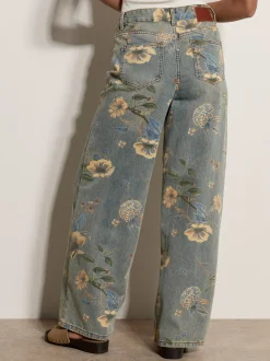 Apricot Damen Jeans in blau mehrfarbig - Länge: lang