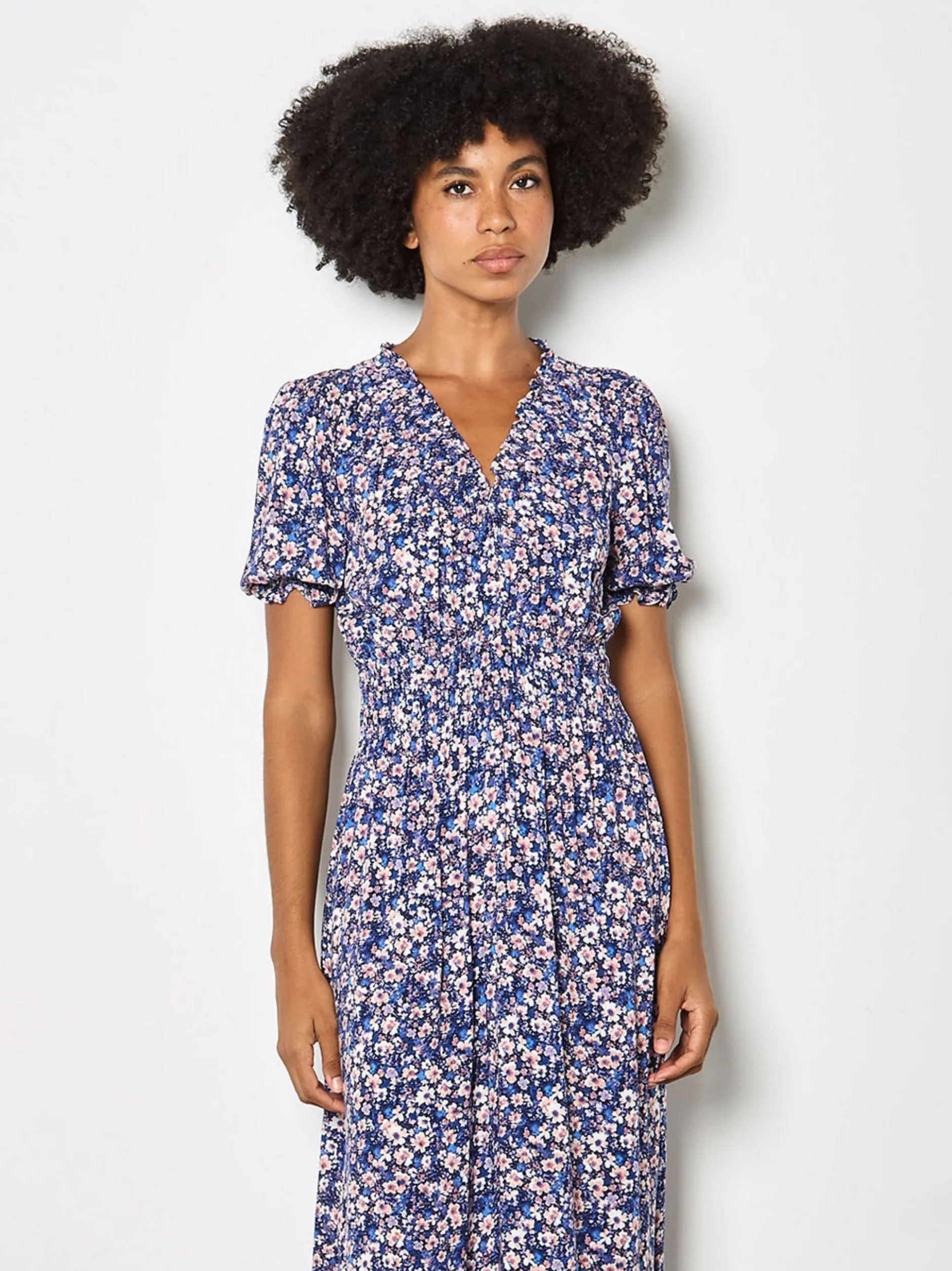 Apricot Damen Maxikleid in blau - Länge: lang