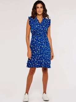 Apricot Damen Minikleid in blau - Länge: kurz