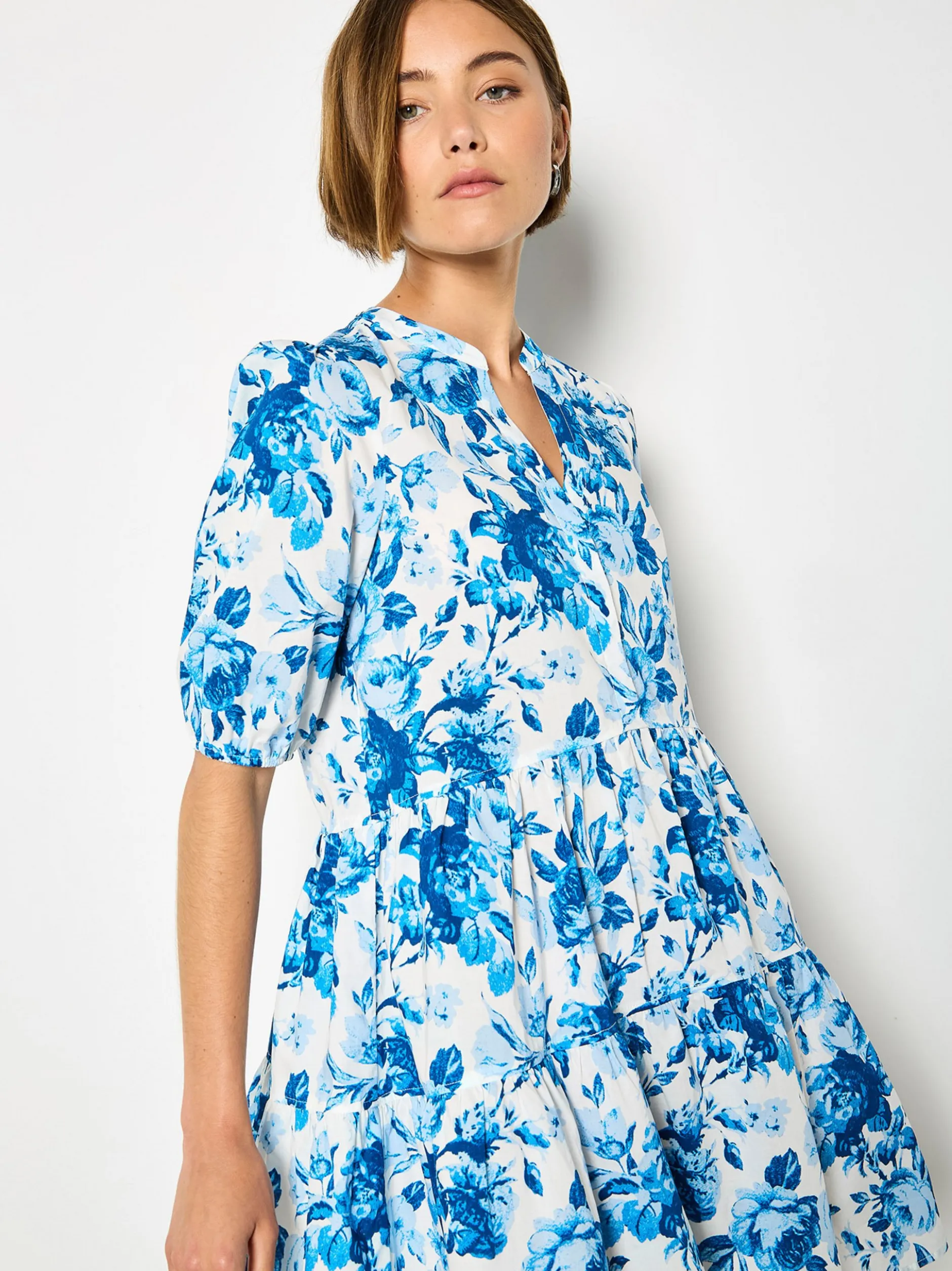 Apricot Damen Minikleid in blau - Länge: kurz