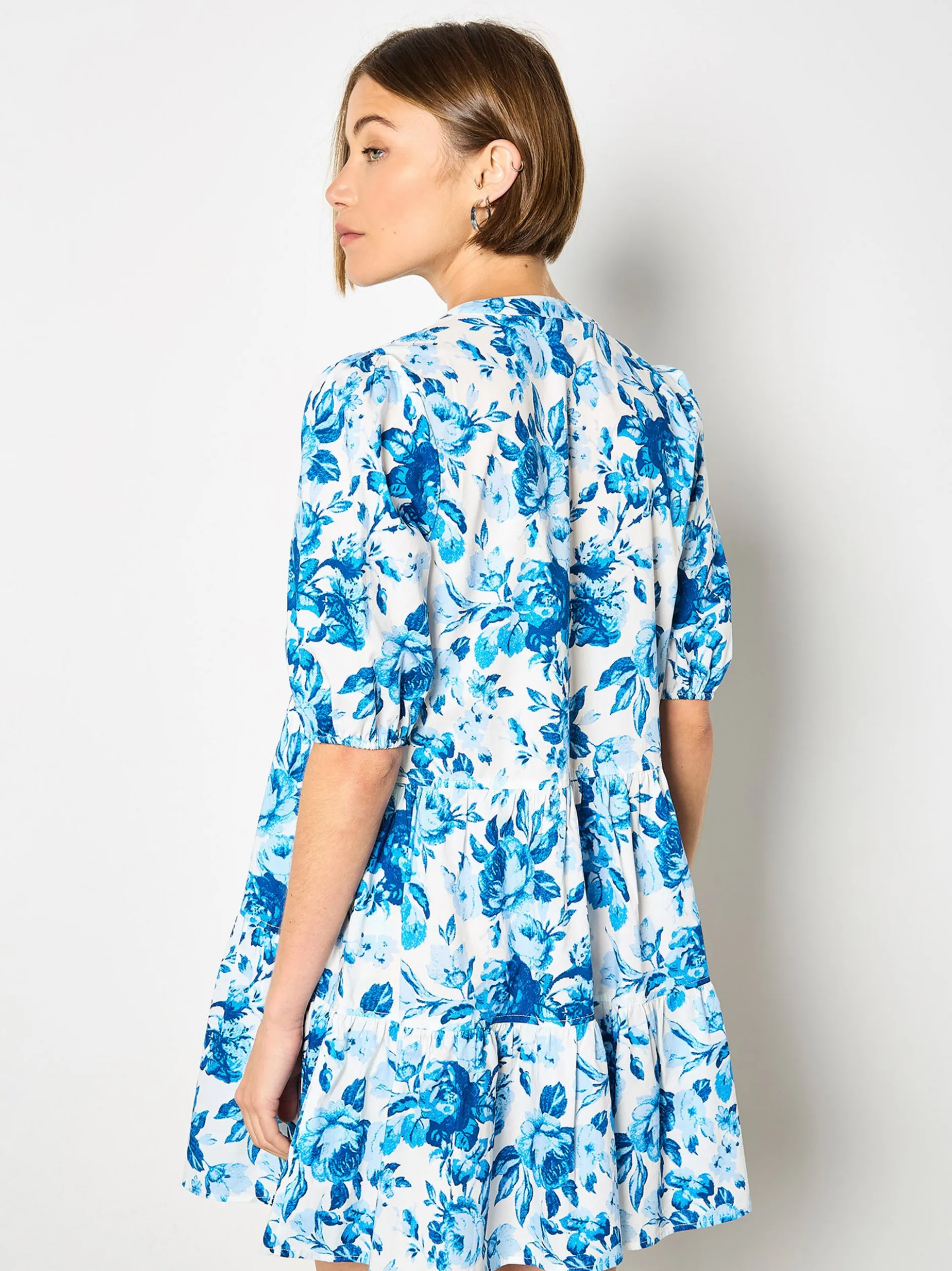 Apricot Damen Minikleid in blau - Länge: kurz