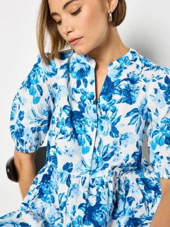 Apricot Damen Minikleid in blau - Länge: kurz