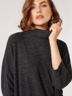 Apricot Damen Minikleid in grau - Länge: kurz