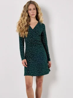 Apricot Damen Minikleid in grün - Länge: kurz