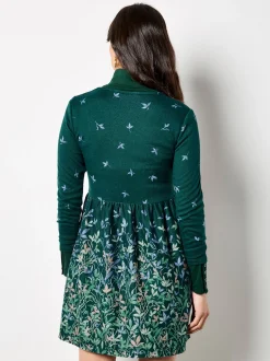 Apricot Damen Minikleid in grün - Länge: kurz