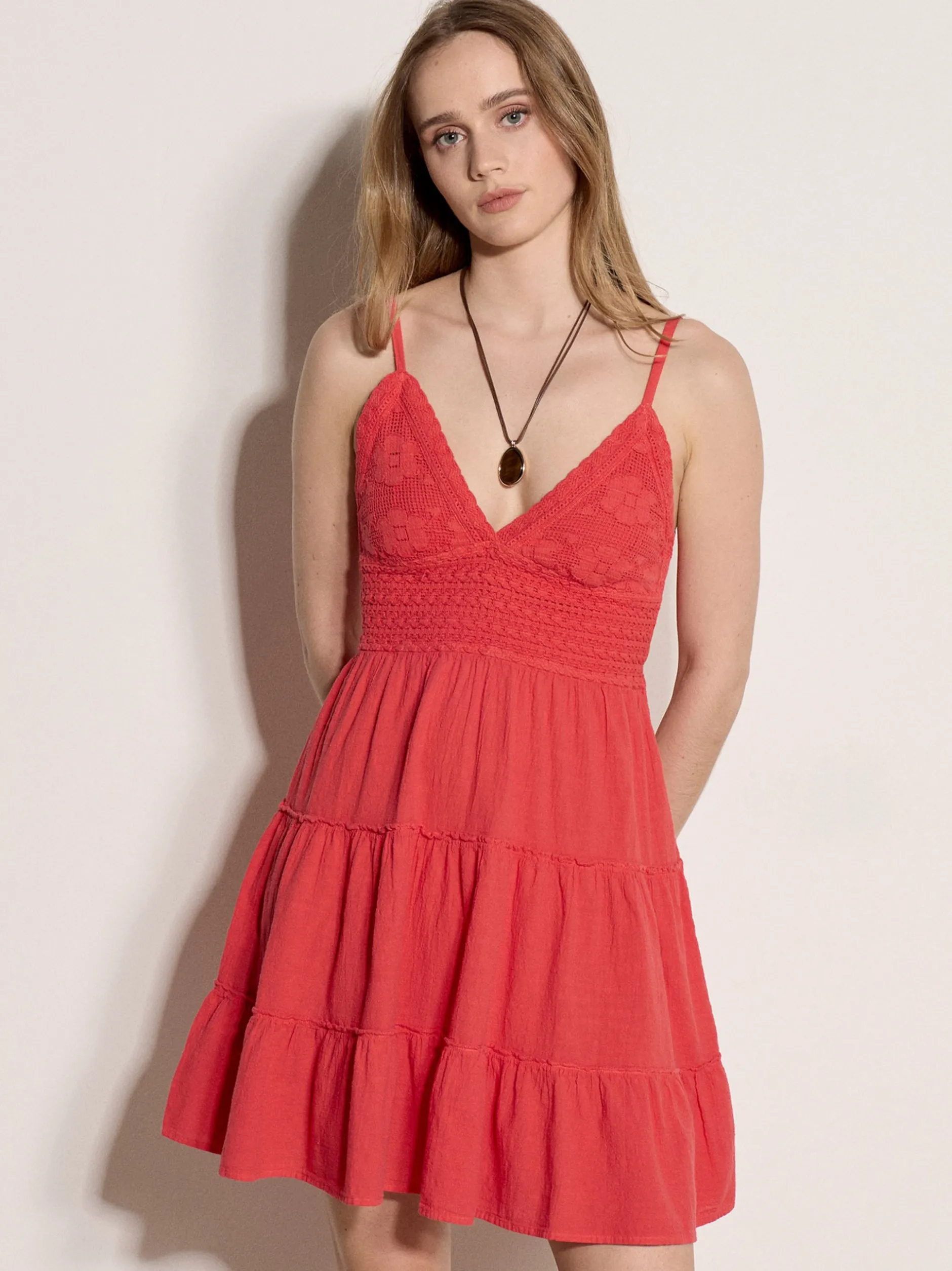 Apricot Damen Minikleid in pink - Länge: kurz