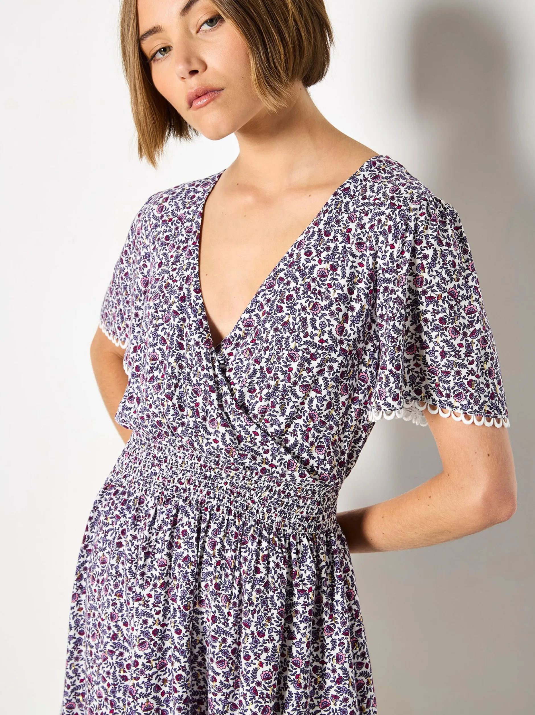 Apricot Damen Minikleid in purple - Länge: kurz