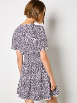 Apricot Damen Minikleid in purple - Länge: kurz