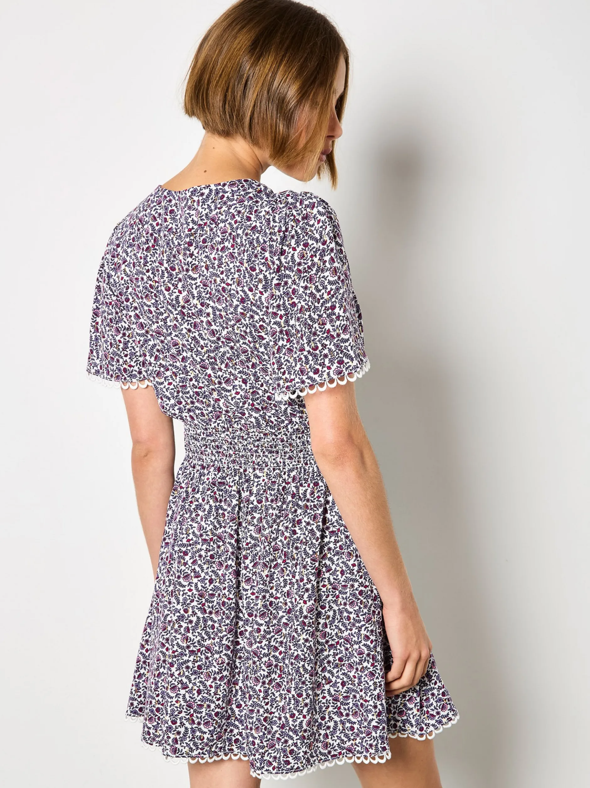 Apricot Damen Minikleid in purple - Länge: kurz