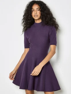 Apricot Damen Minikleid in purple - Länge: kurz