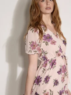 Apricot Damen Minikleid in rosa - Ausschnitt: Carmen