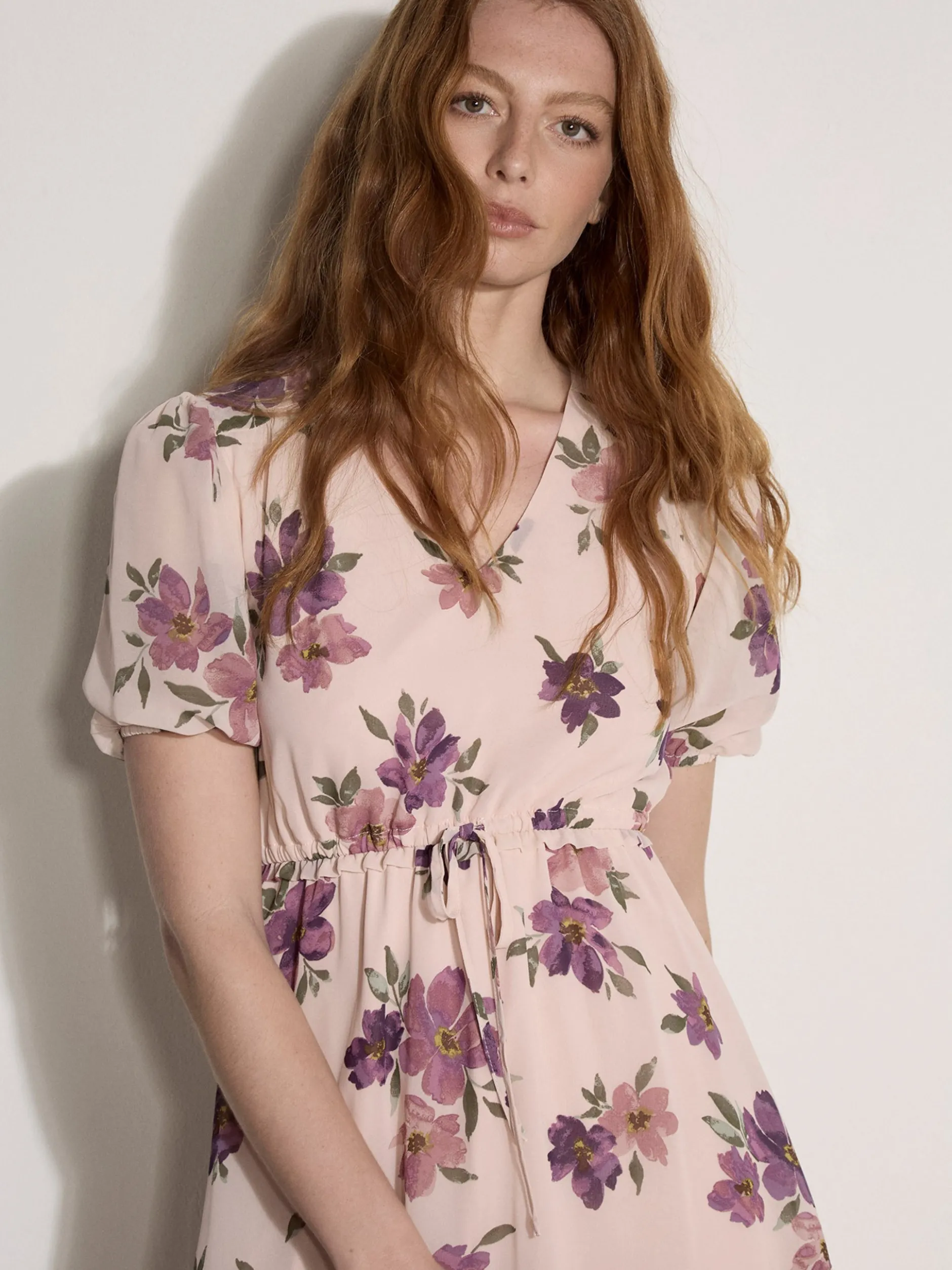 Apricot Damen Minikleid in rosa - Ausschnitt: Carmen