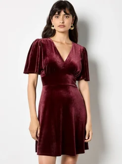 Apricot Damen Minikleid in rosenholz - Länge: kurz